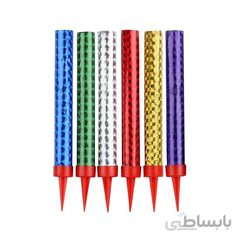فشفشه روی کیک سایز متوسط