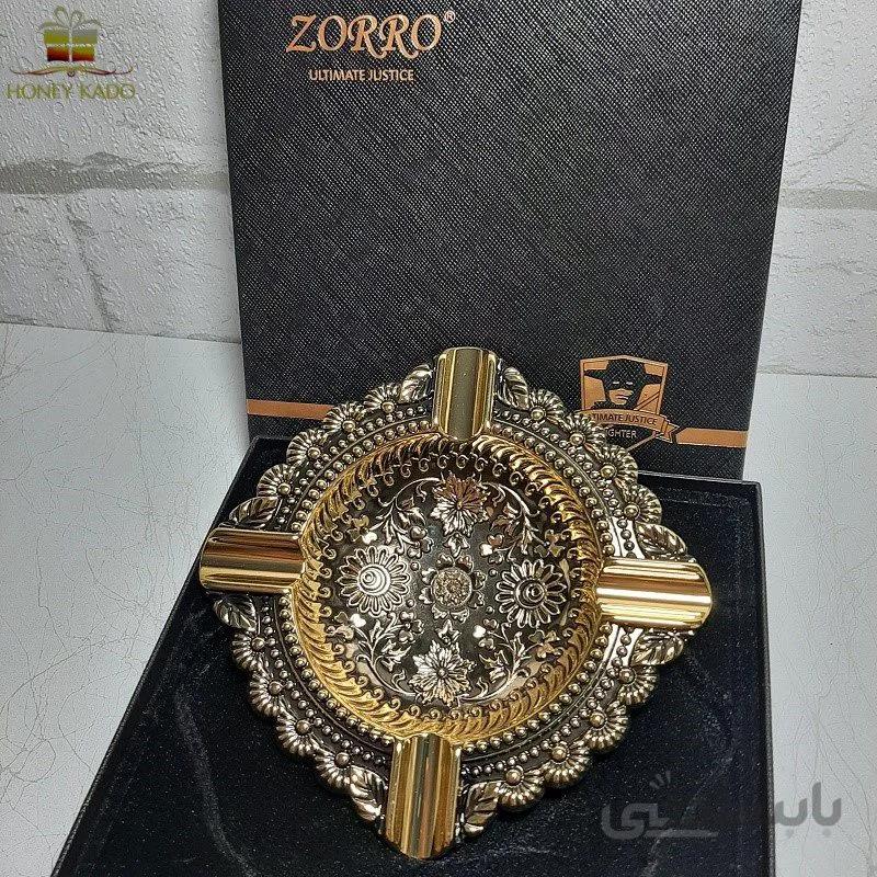 زیر سیگاری برنجی برند ZORRO مدل 101
