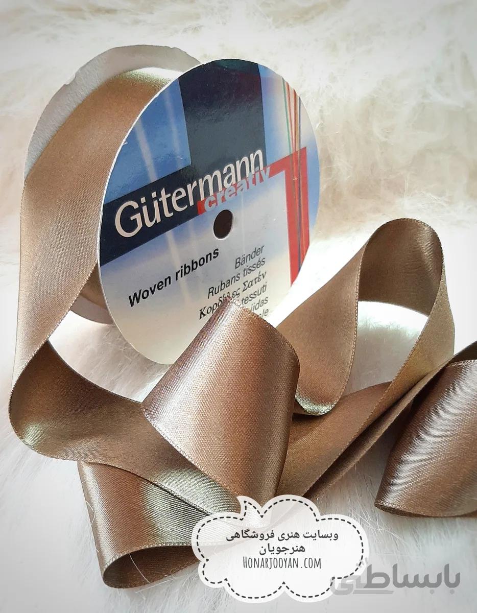 روبان 2رو ساتن عرض 38 میل برند Gutermann اسپانیاکد 528(فروش بصورت متری)