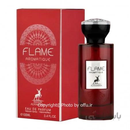 ادو پرفیوم زنانه الحمبرا مدل فلیم اروماتیکیو | ALHAMBRA Flame Aromatique