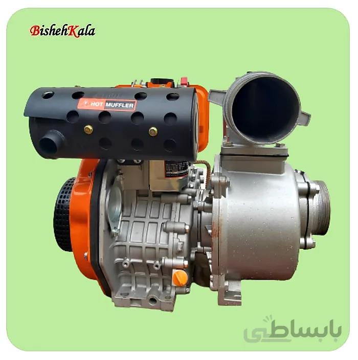 موتور پمپ ۶٫۶ اسب DAEWOO دوو با پمپ ۴ اینچ سوپاپ بالای BMP بابل ماشین”بهرام پمپ”