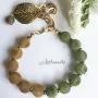 دستبند مدل برگ ا leaf bracelet
