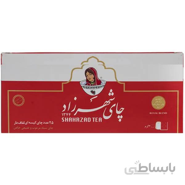 چای کیسه ای شهرزاد 25 عددی- کارتن24 تایی