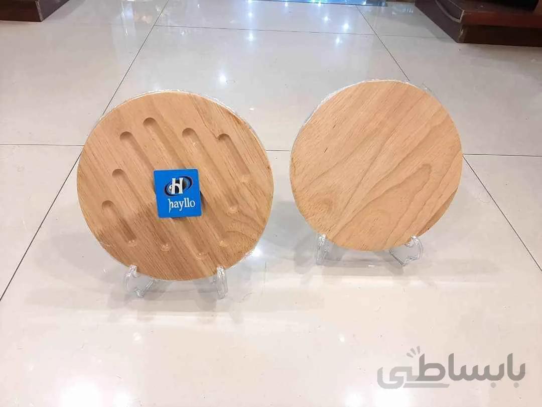 زیر قابلمه چوبی گرد هایلو