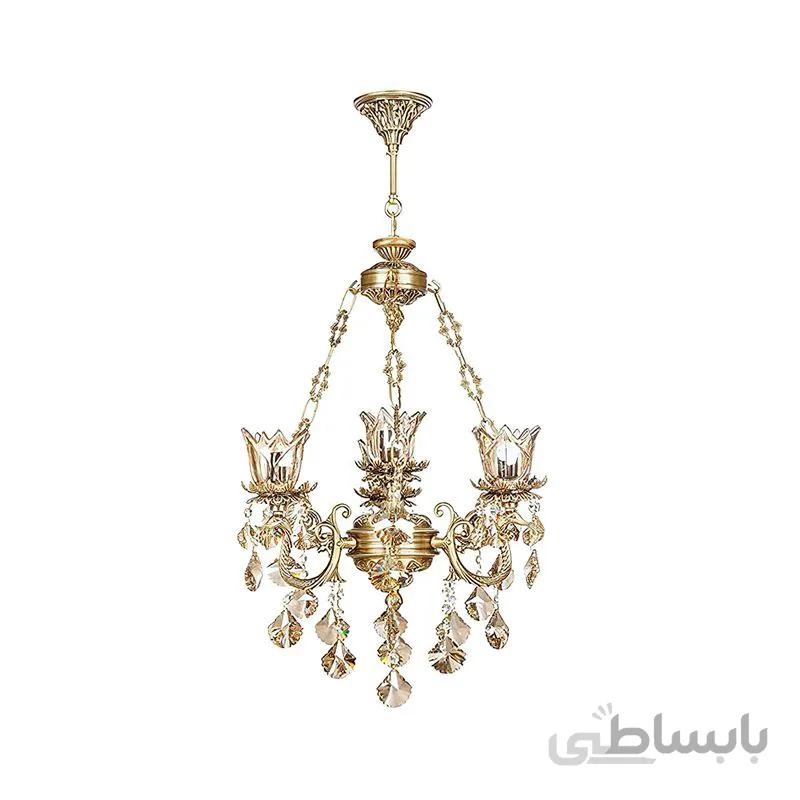 لوستر 4 شعله چشمه نور مدل S3568/3-A