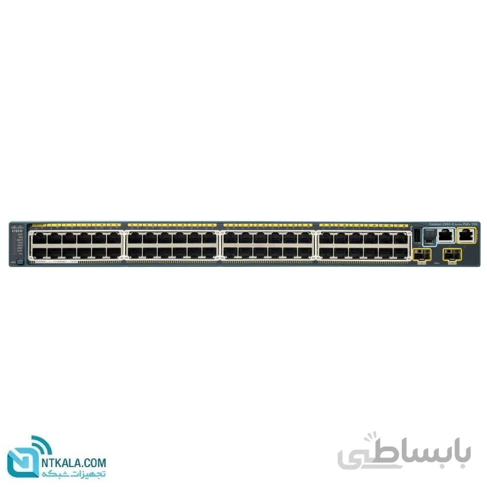 سوئیچ سیسکو مدل WS-C2960S-48FPD-L