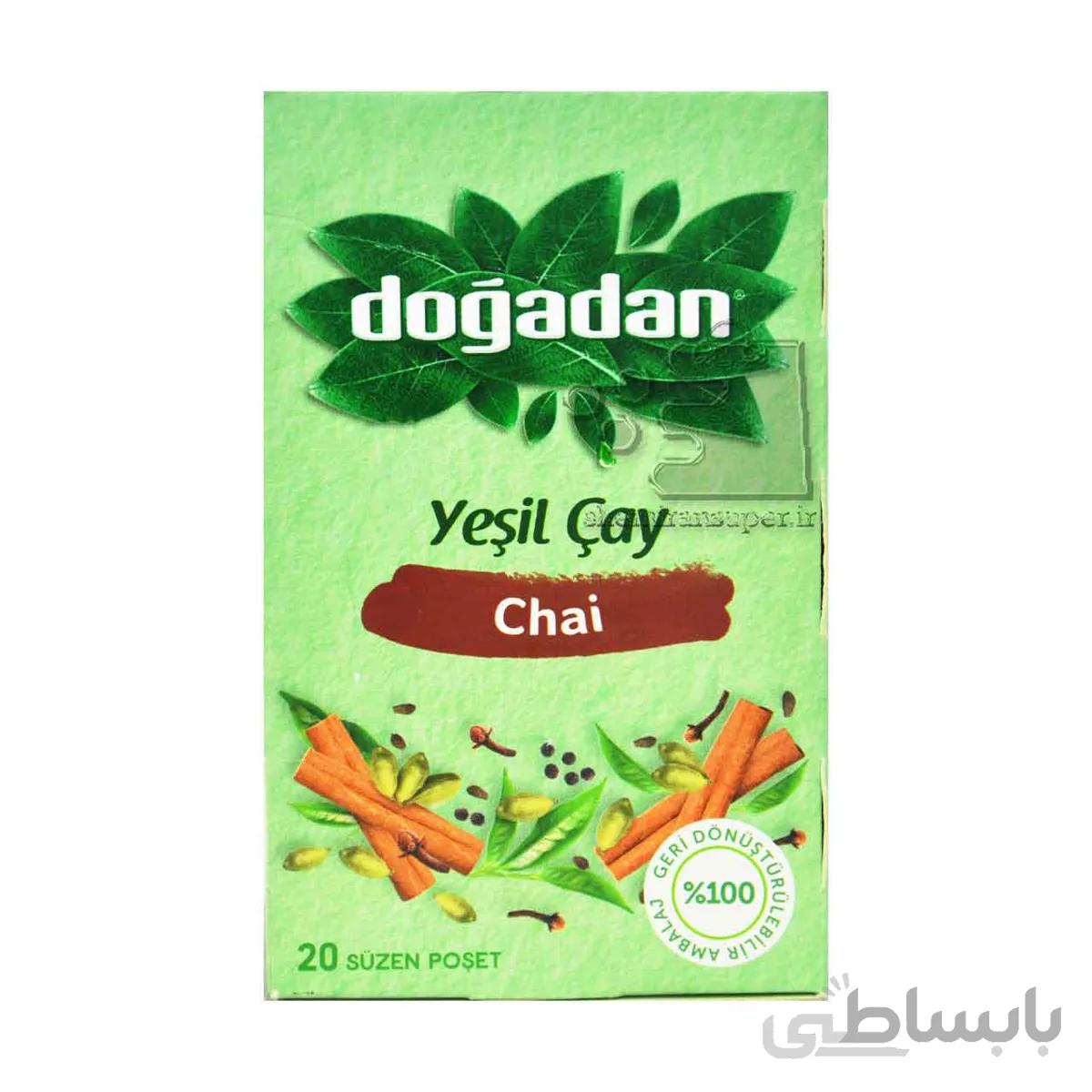 چای سبز با ادویه های معطر ۲۰ عدد دوقادان – dogadan