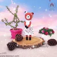 عروسک بافتنی روباه ناز ( کد 60164 )