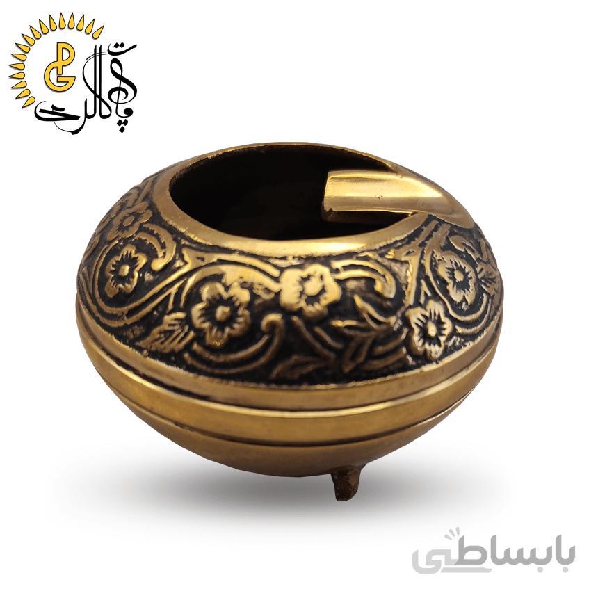 زیرسیگاری برنجی هندی کد 0947