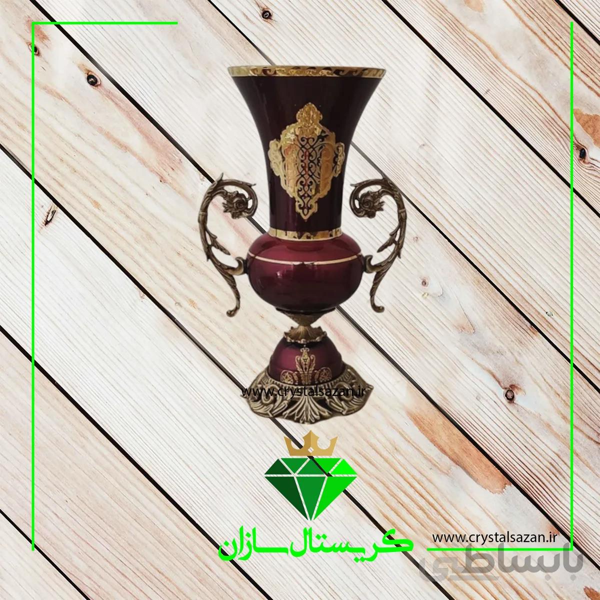 گلدان کد G1312 کریستال سازان