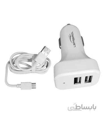 شارژر فندکی LAPRAMOL مدل LP-R7 به همراه کابل تایپ سی