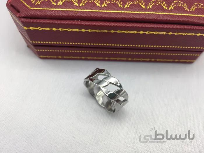 حلقه کارتیر نقره ای
