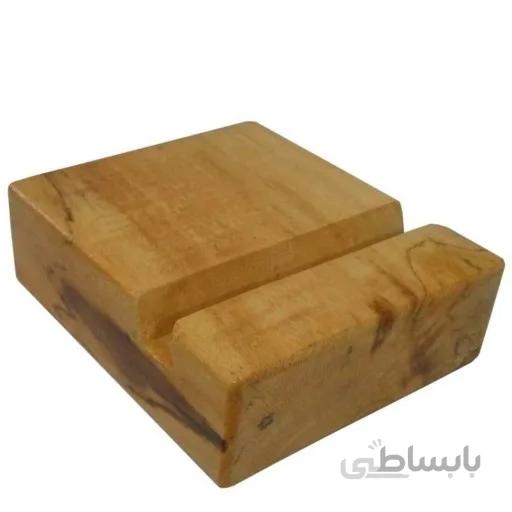 پایه نگهدارنده گوشی موبایل استند تبلت چوبی