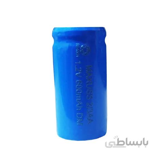باتری AA 2/3 سرتخت قابل شارژ مکسس 600mah