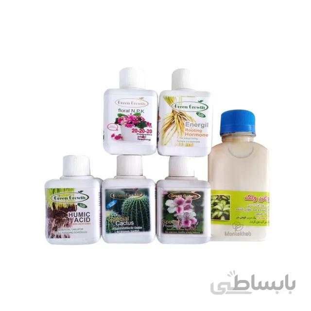 پک 6 عددی کود مایع گرین گروس و روغن ولک