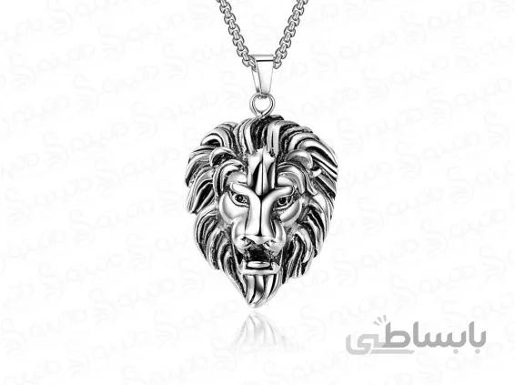 گردنبند مردانه طرح شیر 12446