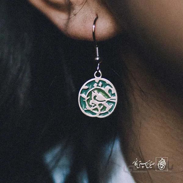گوشواره عشق با میناکاری کد 419