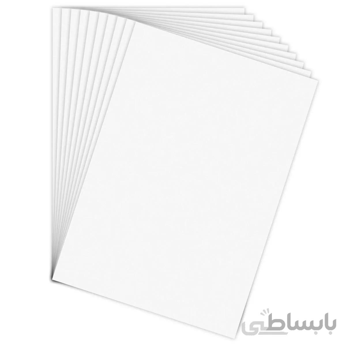 کاغذ گلاسه براق A4 بسته 10 عددی (200 گرم)