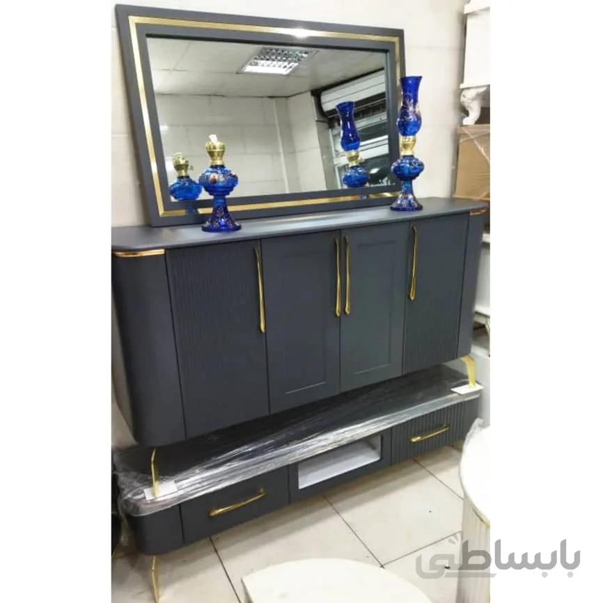 میز‌تی‌وی‌به‌همراه‌اینه‌کنسول‌مدل‌هیرمن