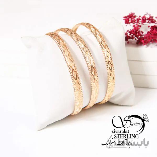 النگو طرح طلا مدل لوزی