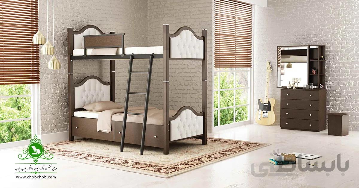 تخت خواب دوطبقه مدل رویا