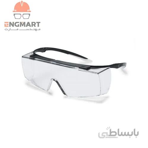 عینک ایمنی آزمایشگاهی و دندانپزشکی یووکس مدل super f OTG سری 9169585