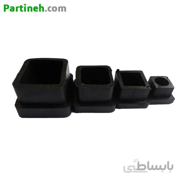 پایه درپوش پلاستیکی PVC قوطی 40*40 میلیمتر ا Partineh.com