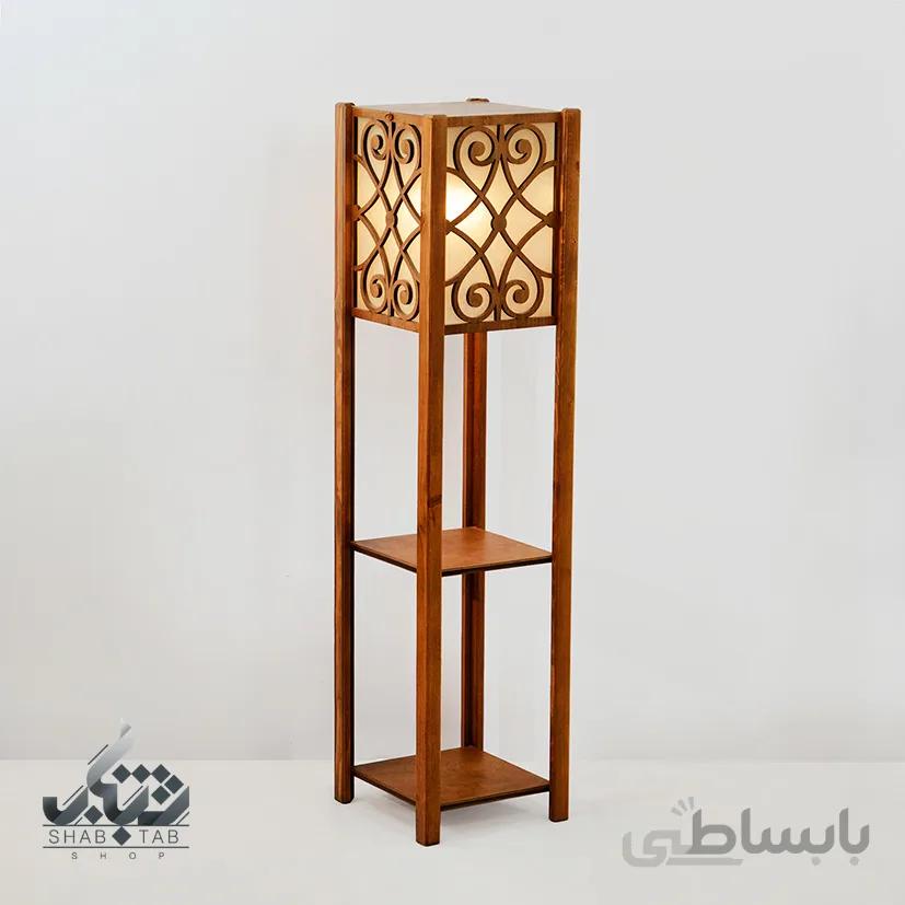 کنار سالنی چوبی دارکار مدل ملودی 2 طبقه ا کنار سالني دارکار مدل ملودي 2 طبقه
