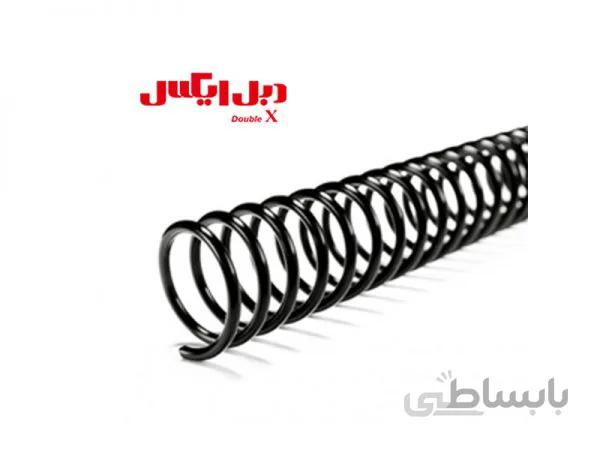 فنر صحافی مارپیچ فلزی سایز ۲۵ بسته ۸۰ عددی