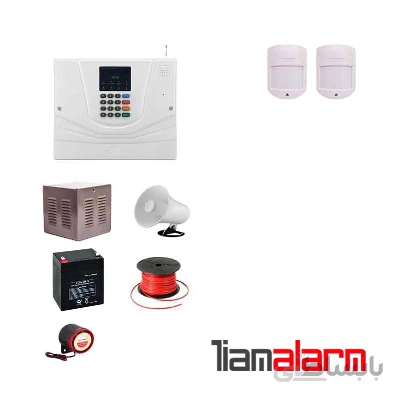 پکیج دزدگیر اماکن با سیم مدل مستر سیم کارتی و تلفنیm930h62