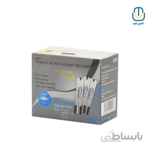 نوار تست قند خون الگانس Elegance ا Elegance Blood Suger Test Strips