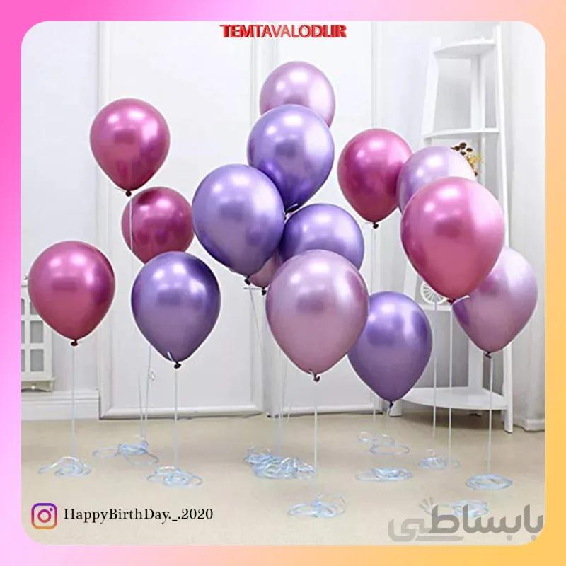 بادکنک کروم یاسی
