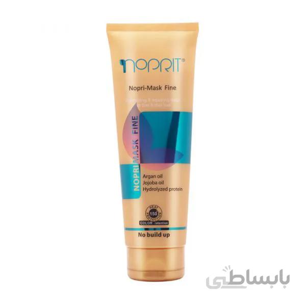 ماسک حجم دهنده و ترمیم کننده مو نوپری ماسک فاین نوپریت برای موی نازک و آسیب دیده 250 میلی لیتر ا Noprit Nopri Mask Fine For fine & thin Hair 250 ml