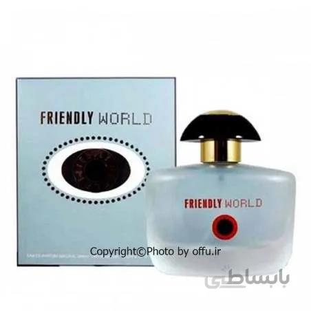 ادو پرفيوم مردانه فراگرنس ورد مدل فرندلی ورلد | Friendly World