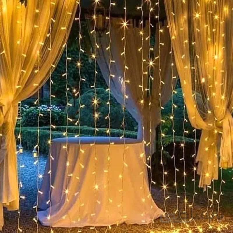 ریسه سوزنی پرده ای آفتابی ۳ متری