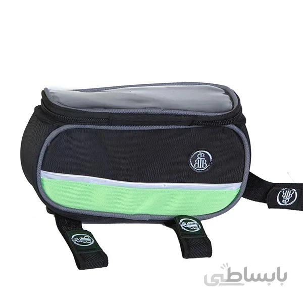 کیف جای موبایلی دار روی تنه دوچرخه مدل ساده کد MG12