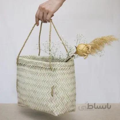 کیف حصیری طرح نار
