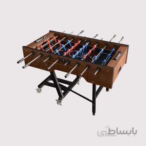 فوتبال دستی حرفه ای_باشگاهی مدل St16 (کف شیشه، پایه تاشو چرخ دار)