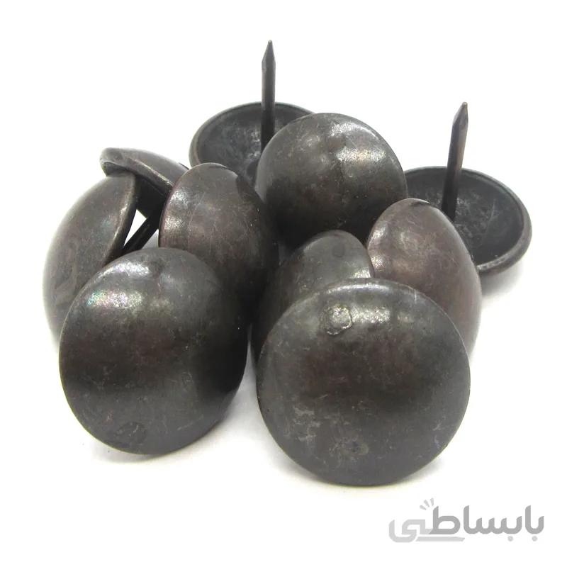 گل میخ ساده مشکی طول 20 قطر 18 میلی متر بسته 10 عددی