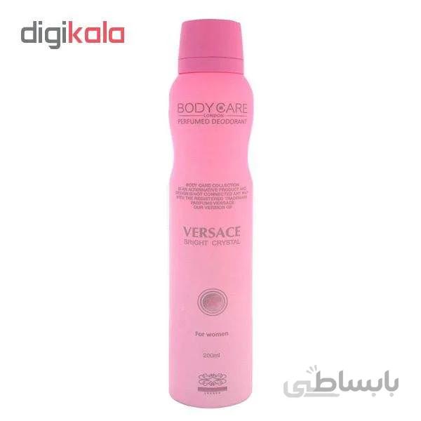 اسپری خوشبوکننده و دئودورانت زنانه ورساچ برایت کریستال بادی کر ا Body Care Versace Bright Crystal Deodorant Spray