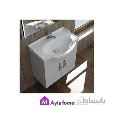 روشویی روکابینتی گلسار مدل نانسی 60 درجه یک