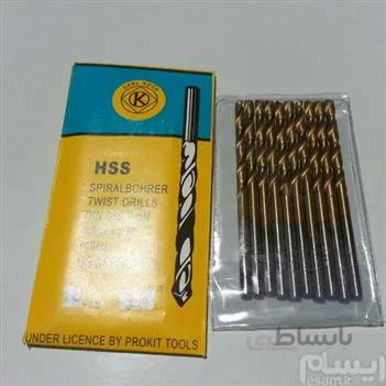 مته طلایی آهن HSS سایز 3 میلیمتر