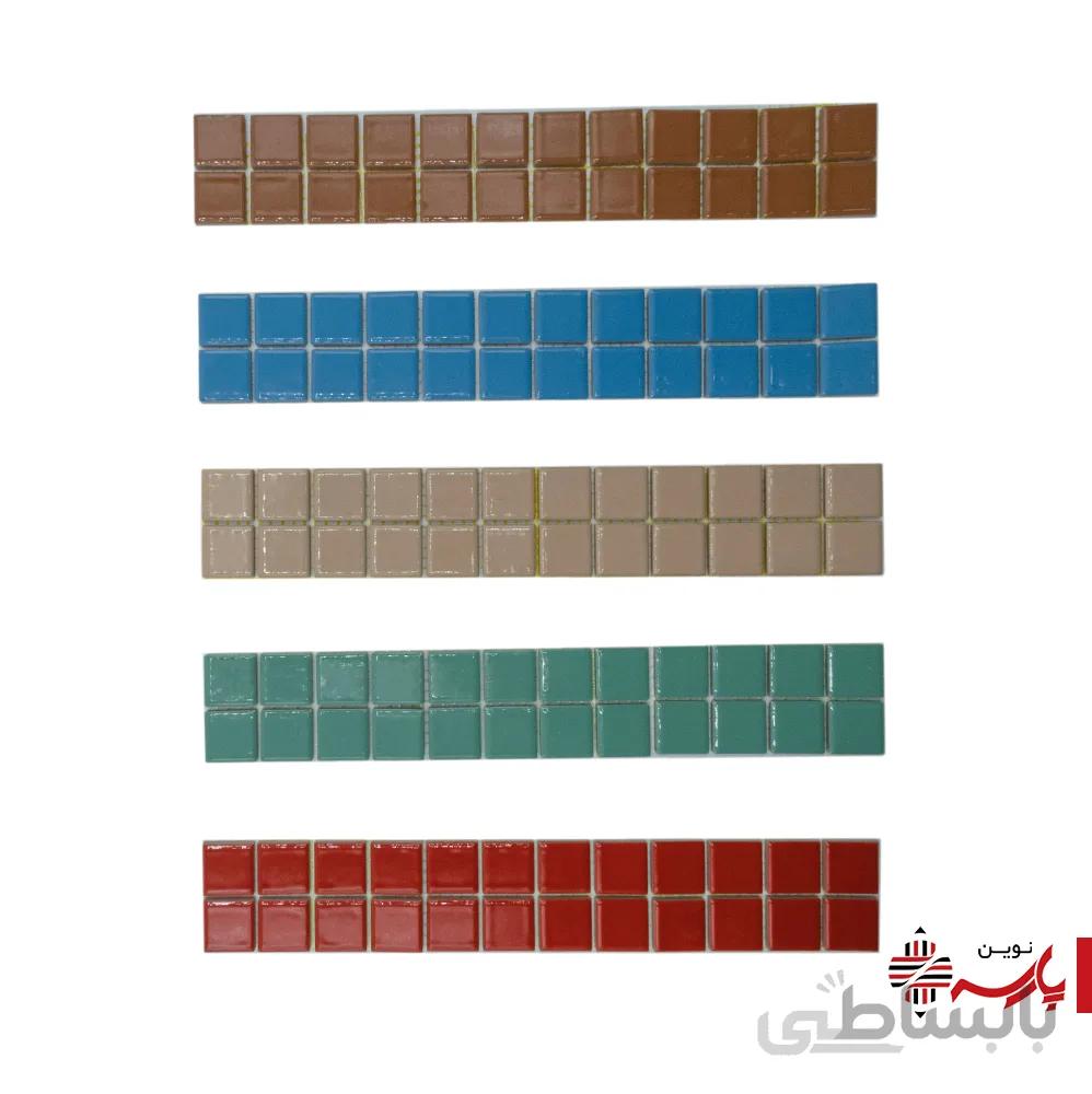 کاشی رنگی 24 عددی
