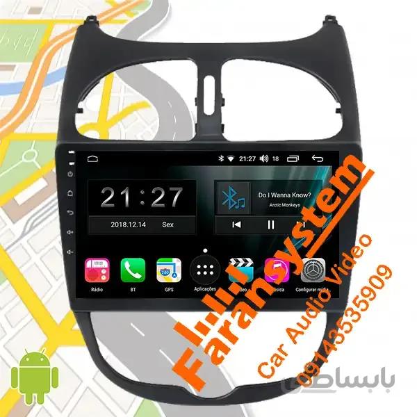 مانیتور اندروید پژو 206 وینکا مدل RL855A-S300