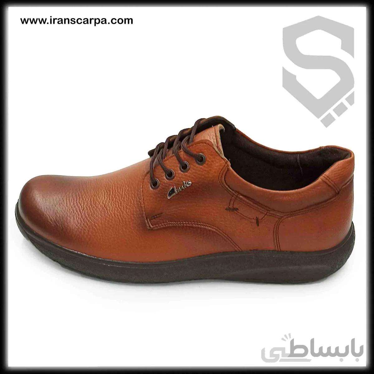 کفش چرم بزرگپا مدل کروس