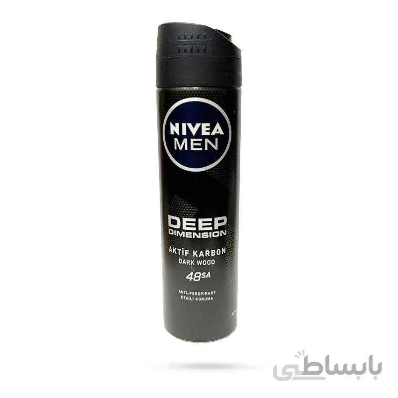 اسپری ضد تعریق نیوآ سری DEEP مدل BLACK CARBON حجم 150 میل