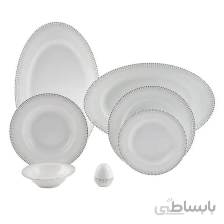 سرویس چینی زرین 28 پارچه /ایتالیا مون بلان درجه عالی