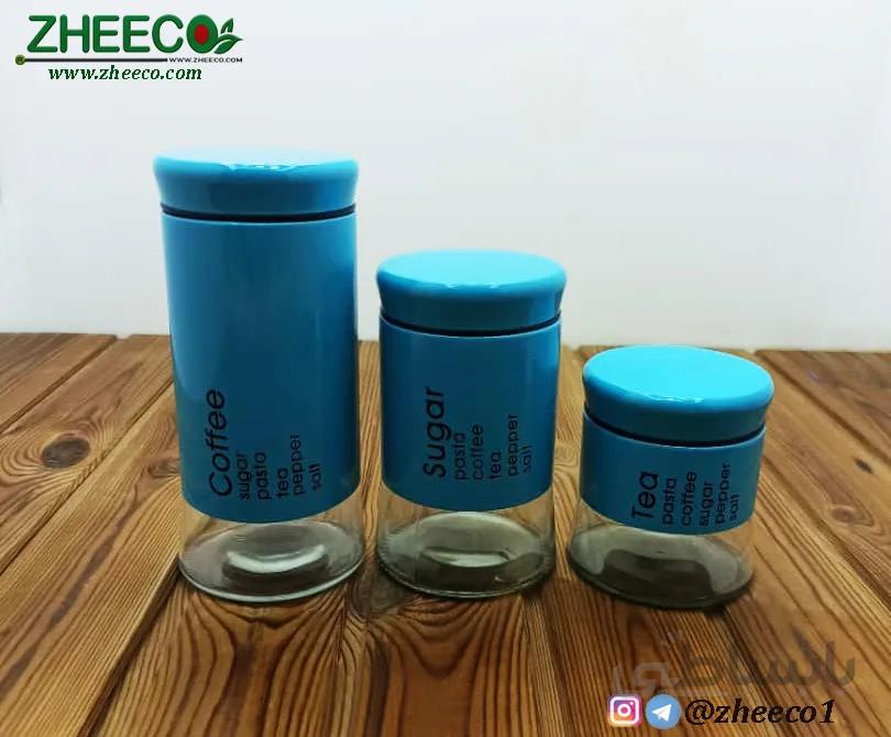 جای ادویه شیشه ای