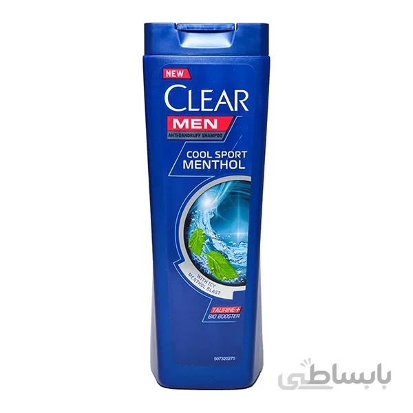 شامپو ضد شوره مردانه کلیر مدل Cool Sport Menthol حجم 200 میل