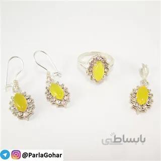 نیم ست نقره زنانه شرف الشمس کد 2876 ا قیمت به شرط خرید تیمی